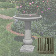 Campania Williamsburg Boxwood Birdbath
