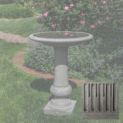 Campania Williamsburg Boxwood Birdbath