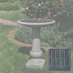 Campania Williamsburg Boxwood Birdbath