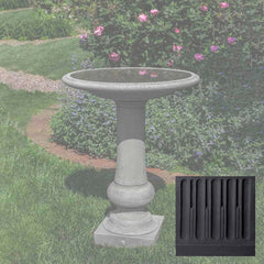 Campania Williamsburg Boxwood Birdbath