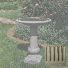 Campania Williamsburg Boxwood Birdbath