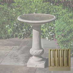 Campania Williamsburg Knot Birdbath