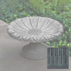 Campania Lotus Birdbath Small