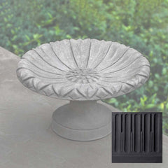 Campania Lotus Birdbath Small