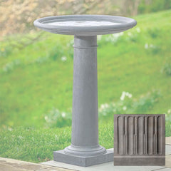 Campania Classic Column Birdbath