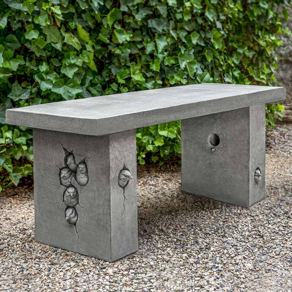 Photo of Campania Birdhouse Bench - Marquis Gardens