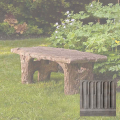 Campania Faux Bois Bench