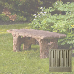 Campania Faux Bois Bench