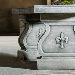 Campania Fleur De Lys Curved Bench