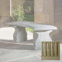 Campania Provencal Curved Bench