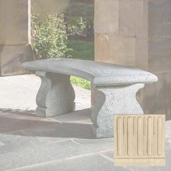 Campania Provencal Curved Bench