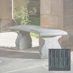 Campania Provencal Curved Bench
