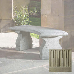 Campania Provencal Curved Bench