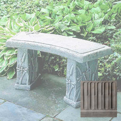 Campania Dragonfly Curved Bench