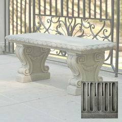 Campania Longwood Main Fountain Garden Bench