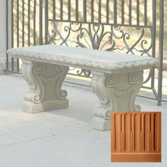 Campania Longwood Main Fountain Garden Bench