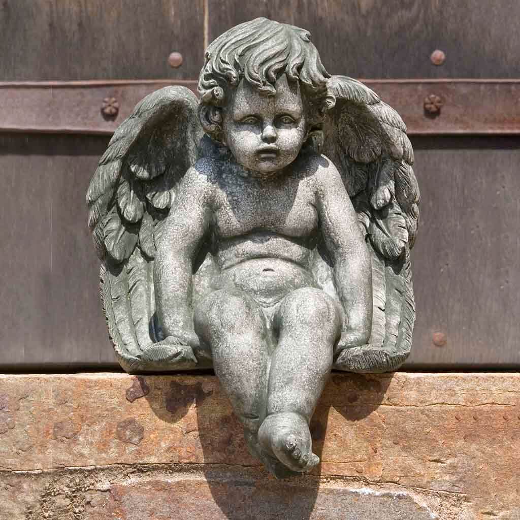 Campania Sitting Cherub Medium