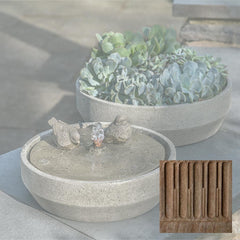 Campania Beveled Songbird Fountain