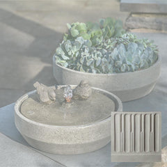Campania Beveled Songbird Fountain
