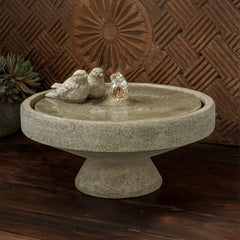Campania M-Series Gimlet Fountain with Birds