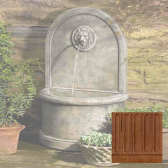 Campania Lion Wall Fountain