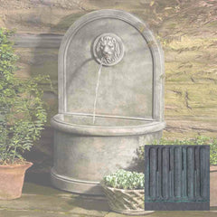 Campania Lion Wall Fountain