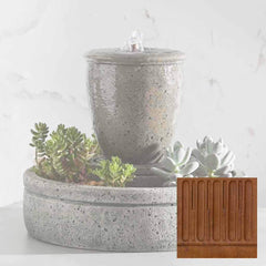 Campania M-Series Rustic Spa Fountain with Planter