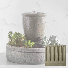 Campania M-Series Rustic Spa Fountain with Planter