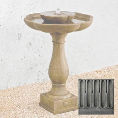 Campania Flores Pedestal Fountain
