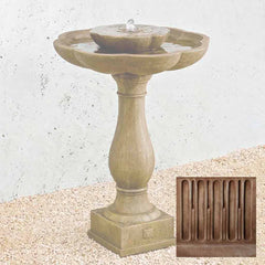 Campania Flores Pedestal Fountain
