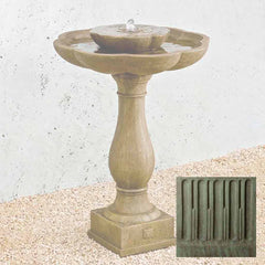 Campania Flores Pedestal Fountain