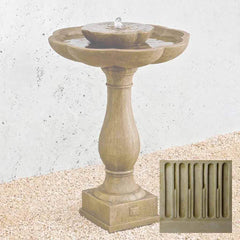 Campania Flores Pedestal Fountain