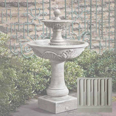 Campania Acanthus Two Tiered Fountain