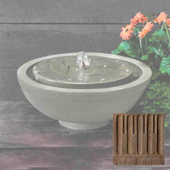 Campania Hydrangea Leaves Garden Terrace Fountain