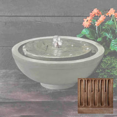 Campania Hydrangea Leaves Garden Terrace Fountain