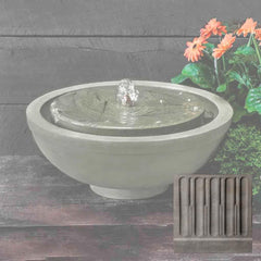 Campania Hydrangea Leaves Garden Terrace Fountain