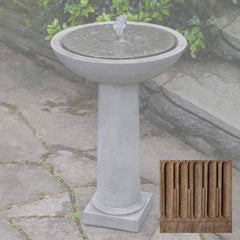 Campania Cirrus Birdbath Fountain