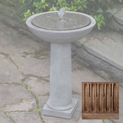 Campania Cirrus Birdbath Fountain