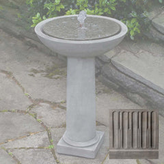 Campania Cirrus Birdbath Fountain