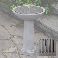 Campania Cirrus Birdbath Fountain