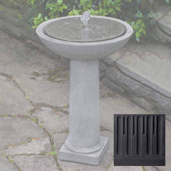 Campania Cirrus Birdbath Fountain