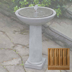 Campania Cirrus Birdbath Fountain