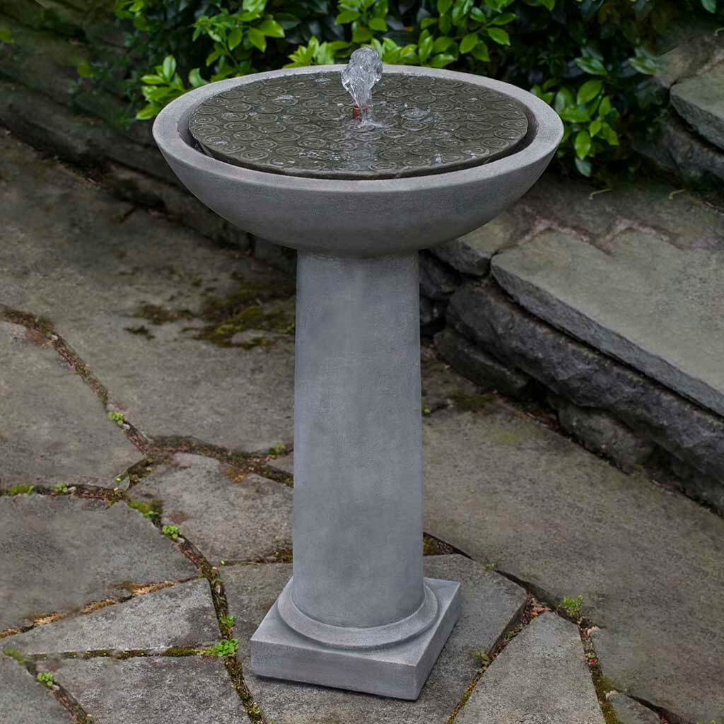 Campania Cirrus Birdbath Fountain