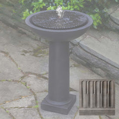 Campania Equinox Birdbath Fountain