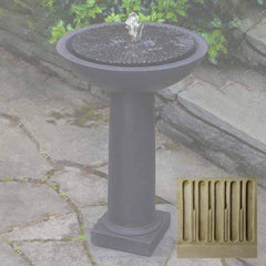 Campania Equinox Birdbath Fountain