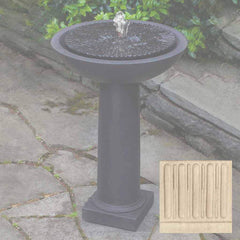 Campania Equinox Birdbath Fountain