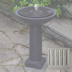 Campania Equinox Birdbath Fountain
