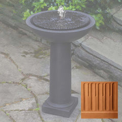 Campania Equinox Birdbath Fountain