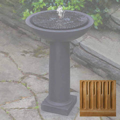 Campania Equinox Birdbath Fountain