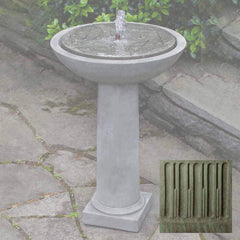 Campania Hydrangea Leaves Birdbath Fountain